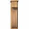 Ekena Millwork Del Monte Rough Sawn Corbel w/Backplate, Western Red Cedar, 8"W x 14"D x 30"H COR08X14X30DEL01RWR - alternate 4